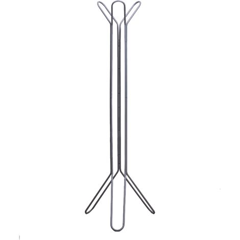 Perchero de Pie en Acero Alta Calidad Gris Alto 161cm