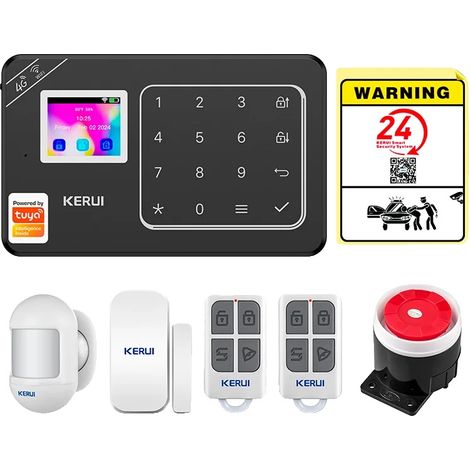 Sistema de alarma inteligente para el hogar, compatible con control por voz, alertas instantáneas, kit de alarma 1, enchufe EU-a (1/2)