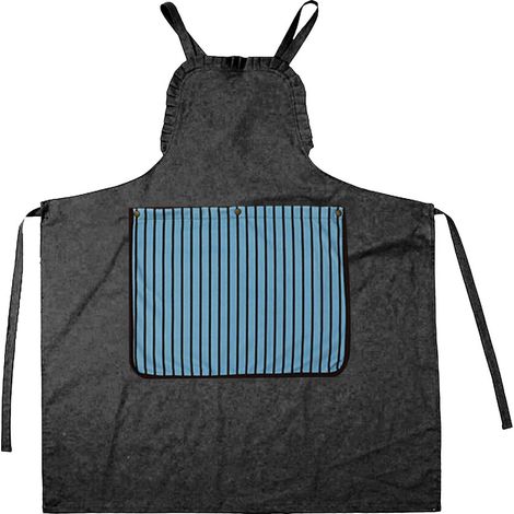 Grembiule da cucina in pizzo e set piccolo - Nero 3