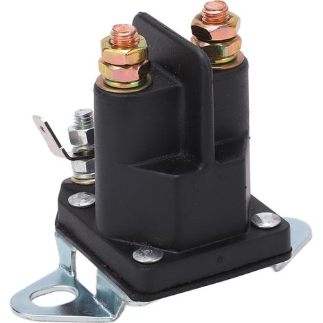 12V Anlasserrelais, ABS-Gehäuse, Kupferspule, Ersatzteil für Rasenmäher und Fahrzeuge. (1/5)