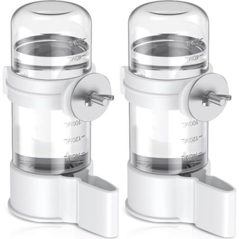 2 Pièces Distributeur Automatique d'eau pour Oiseaux, 140ml Oiseaux Buveur Automatique, Abreuvoir Auto matique pour Oiseaux pour perruches, Cockatiels, Hamster (1/5)