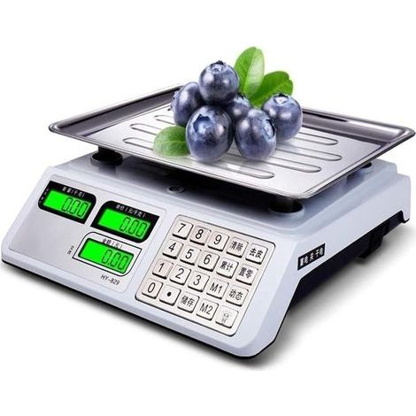 Sur une cuisine électrique, sur une balance électrique, pour les légumes et l'acier inoxydable, ainsi que sur une balance étanche dans les plats finis, et sur une balance de 30 kg (1/5)
