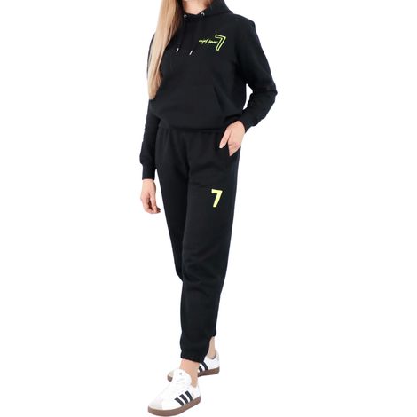 Completo sportivo oversize nero con ricami Wings x Paprocki & Brzozowski unisex S (1/5)