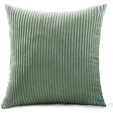 Funda de cojín，6060 cm，1 pieza，3XL，sala de estar y hogar，Funda de cojín para sofá cama，Decoración de sofá de pana，Funda de cojín de pana (1/5)