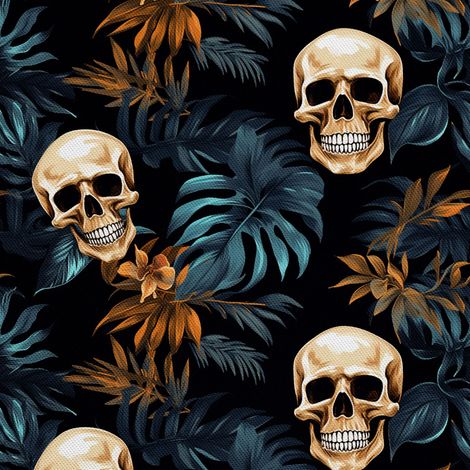 Tela decorativa para exteriores Oxford - Motivo de calavera I DX4421 (1/5)