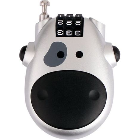 Combination Lock, Locker Lock, Luggage Locks for Suitcases and Airplanes, Zinc Alloy (Silver) (1/5)