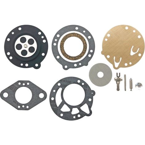 Membran- und Dichtungssatz für STIHL 08S 070 090 TS350 TS360, Zama RB42 Vergaser-Reparatursatz, Zubehör, kompatibel mit Vergasern der Serien Zama LA-S6 S7 S8 S9 (1/4)