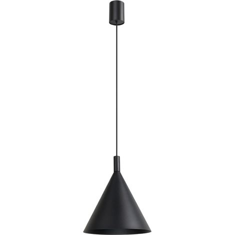 Hängeleuchten NOX schwarz 1xE27 24.5cm Stahl Sollux (1/5)