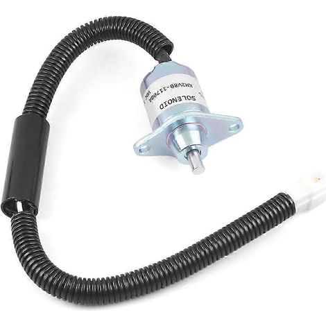 Électrovanne d'arrêt de carburant KM2V80-11700A 12 V pour moteurs diesel et générateurs. Électrovanne d'arrêt d'huile. (1/5)