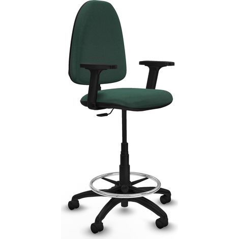 Piqueras y Crespo B2D01RN Chaise de bureau verte ergonomique (1/3)