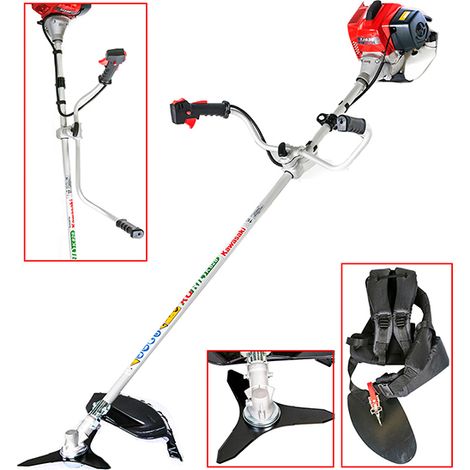 Desbrozadora Gasolina Kuril  K828-W53 Profesional 53 cc  Motor Kawasaki  Potente y Ergonómica  Incluye Arnés y Accesorios