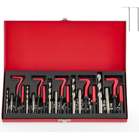 Orion Motor Tech Kit de Réparation de Filetage 131 pièces M5 M6 M8 M10 M12 Helicoil pour Moteur de Voiture (1/5)