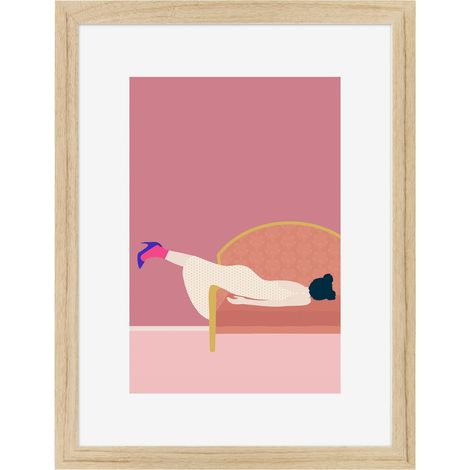 Image encadrée Décalée 30x40 cm recyclable, visuel imprimé sans solvant - fabriqué en France (1/4)
