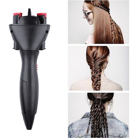 Tresseuse Électrique Automatique pour Cheveux, Outil de Coiffure Twist Rapide, Machine à Tresser Kit de Styling pour Coiffage à Domicile (1/5)
