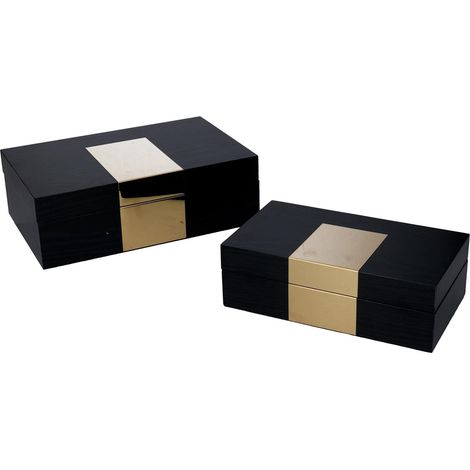 Caja madera negra rectangular 1-2 cm31x20h10 (1/3)