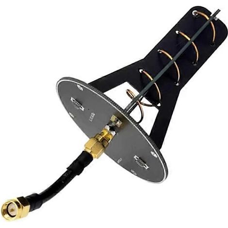 Hochverstärkende 5,8-GHz-, 12,8-dBi-Helix-Richtantenne mit rechtszirkularer Polarisation (RHCP) und SMA-M-Anschluss für FPV-Drohnen-Videoübertragung (1/5)