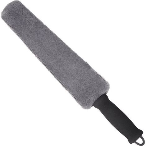 Cepillo largo de microfibra para limpiar el coche (39,5 x 7,5 cm) – Cepillo suave para llantas, salpicadero e interior. (1/5)