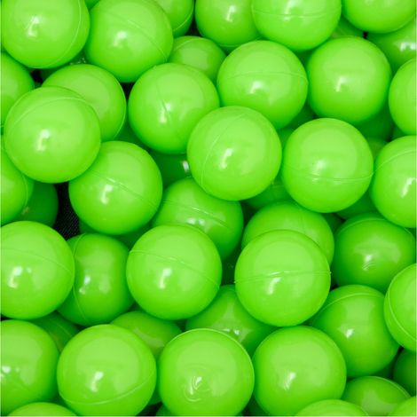 LittleTom set di 50 Palline 5,5cm per riempire piscine gioco per bambini Verde (1/5)