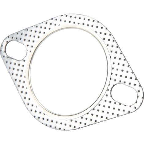 Joint d'échappement en acier perforé universel 2 boulons pour tuyau de 2,5 pouces/63 mm, véhicule turbo (1/5)