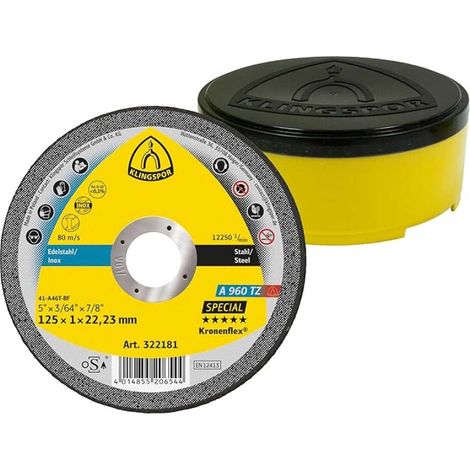 [NEUWERTIG] Trennscheibe KLINGSPOR A 960 TZ Spezial Ø125mm (25 Stück) - 115718
