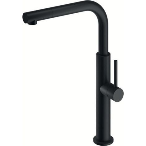 Mitigeur cuisine avec douchette pull out monojet black - CRISTINA ONDYNA KX50013