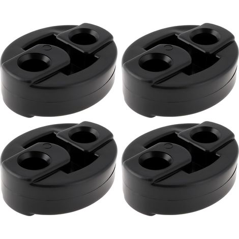 Lot de 4 Attaches d'Échappement en Caoutchouc EPDM pour Silencieux Diamètre 61 X 21,5 Mm Compatible avec (1/5)