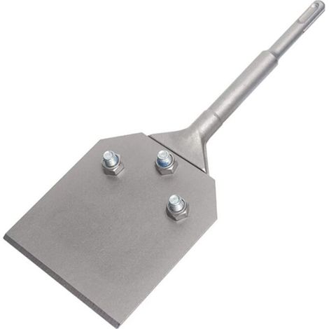 Burin à spatule ciseau à carreaux poignée carrée 250 x 100mm, universellement applicable , (1/5)