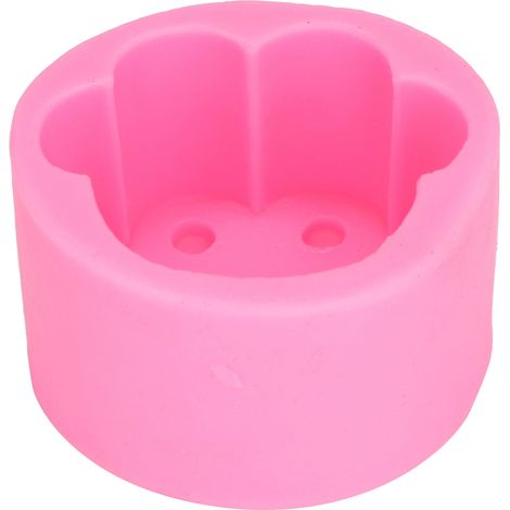 Moule en Silicone Souple Réutilisable Patte de Chat Chien pour Décoration Gâteau DIY - Rose Modèle 3 (1/5)