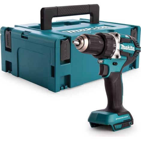 Makita – Perceuse visseuse 18V Li-Ion – Moteur Brushless – Couple 65Nm – Ø 13mm – Technologie XPT – DDF484ZJ