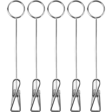 5Pcs Photo Holder Premium Metal Anti Oxidation Simple Design Electroplating Process Widely Used Place Card Holders (1/5)
