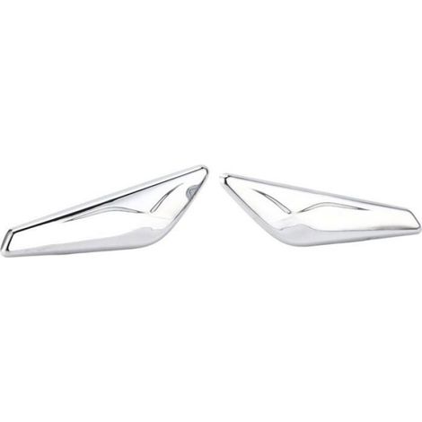 Garniture De Finition Avant - Chrome - Pour Garde-Boue Avant - Compatible X3 X4 F25 F26 - 2 Pièces (1/4)