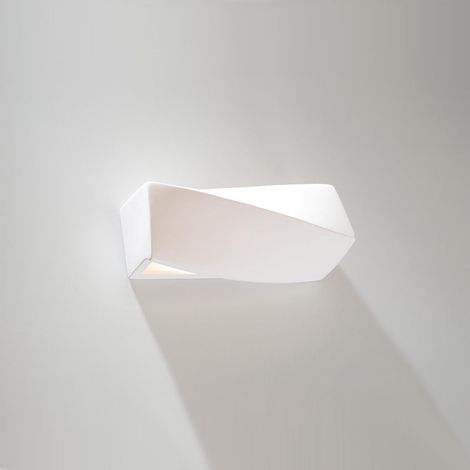 Wandleuchte Sigma 1 E27 Weiß Sollux SL.0229 (1/4)