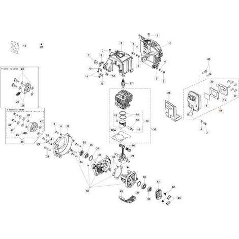 KOMPLETTER SCHALLDÄMPFER ORIGINAL EMAK 58070145R
