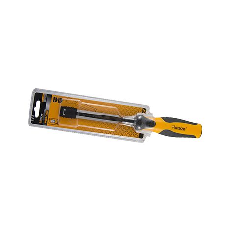 HOTECHE formon bisel 16 mm con mango cromo vanadio , Formón biselado 380116. Para trabajos en madera.
- Acero, polipropileno y plástico.
- 160 x 40 x 40 mm. Hoja de 16 mm.
- Naranj