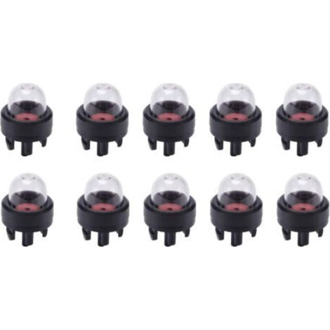 10 Pièces Ampoule Amorçage D'essence, Ampoule de Carburant Pompe, Bulle D'huile de Carburateur, pour Stihl/Weed Eater/McCulloch/Ryobi Echo (1/5)