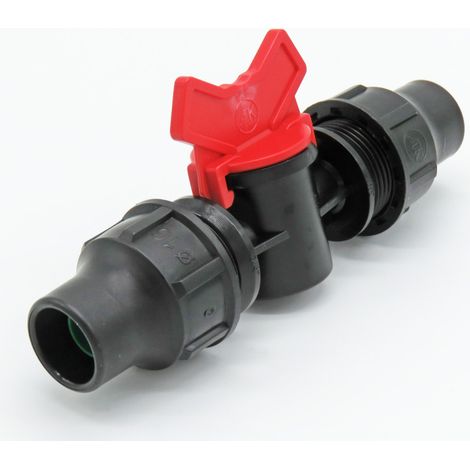 ø 20 mm Mini vanne à raccordements rapides pour tuyau PE-BD - jardiboutique