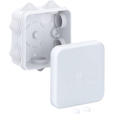 Spelsberg 32599001 Boîte de raccordement (L x l x H) 90 x 90 x 45 mm gris IP55 1 pc(s) Y462092