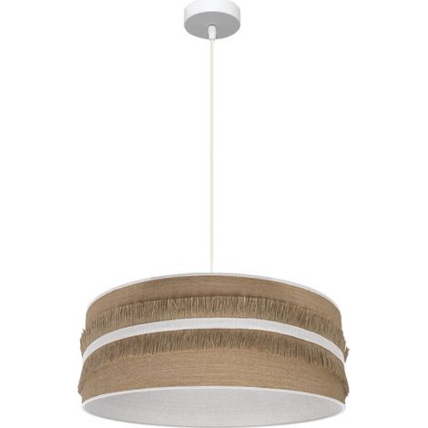 Ciondolo Natalia 1xe27 Bianco/bianco-sacco Regx50x50 Cm (1/2)