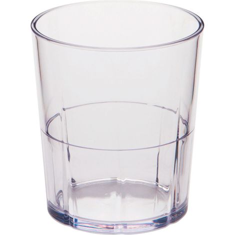 Verre Lido - 8.1 x 8.1 x 9.2 cm - Transparent - Lot de 36 - Cambro