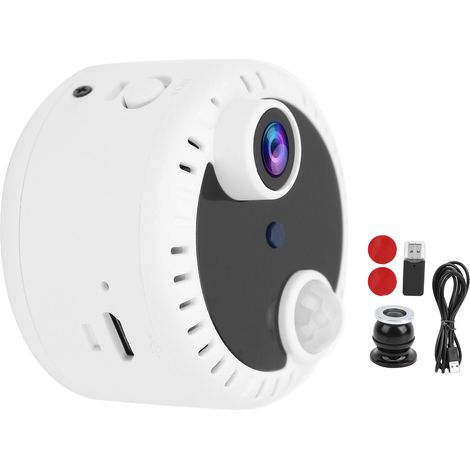 Mini Caméra WiFi Vision Nocturne IR Détection Mouvement 1080P Haute Définition CCTV Sécurité Maison (1/5)