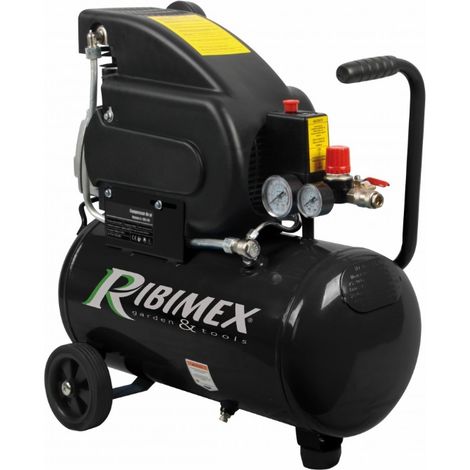 50-liter-2-ps-luftkompressor, schwarz - Ribimex - PRCOMP2/50R