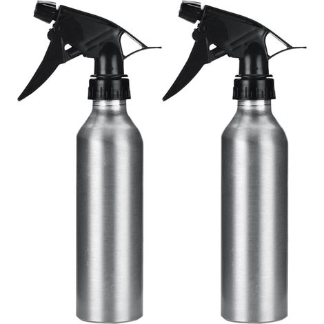 Spray Bottle - Aluminium Alloy - 250 Ml - For Gardening And Baking - 2 Pieces (1/5)