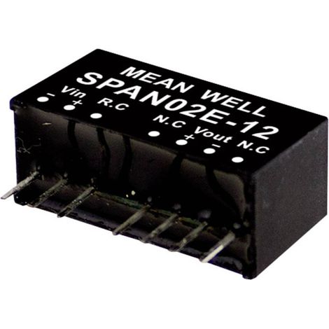 Module convertisseur CC/CC Mean Well SPAN02C-03 Nbr. de sorties: 1 x 500 mA 2 W 1 pc(s) Q121482 (1/2)