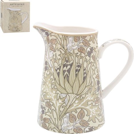 Pichet de Noël pour la maison et la cuisine Pot à crème et à lait élégant pour sauce, eau, jus ou événements Vase décoratif imprimé alternatif pour un usage (1/3)