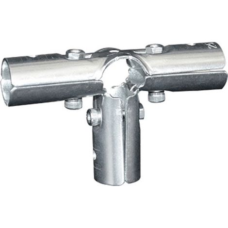 Morsetto di collegamento per tubo tondo da 20 mm per impieghi gravosi, -20 mm a 4 vie