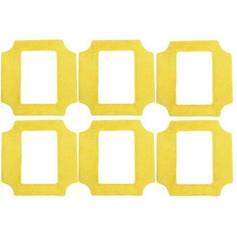 Set mit 6 Ersatztüchern für Purerobo W-S3 S4 S3S Fensterreinigungsroboter, Wischmopp, Mikrofasertücher, Reinigungszubehör (1/5)