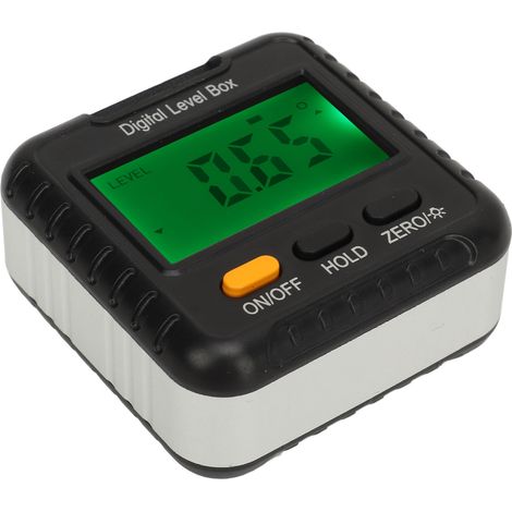 Elektronische Wasserwaage. Hochpräzise Messungen. Wird häufig als tragbares digitales elektronisches Neigungsmessgerät bei Baustellenrenovierungen eingesetzt. (1/5)