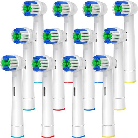 Brossettes Compatible avec Brossette Oral-b Brosse a Dent Electrique, 12 Tete Brosse a Dent Pour Oral B Modèles Vitality Pro 3