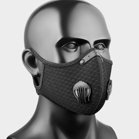 High-Performance Outdoor Mask with Activated Carbon Filter for Cycling,Running,and Sports-Adjustable Fit and Breathable Design (1/5)