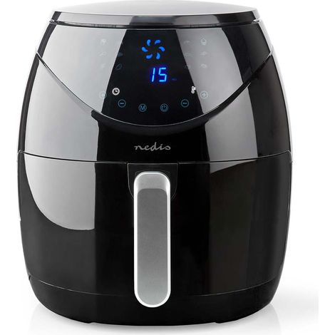NEDIS FREIDORA DE AIRE CALIENTE  4.6 L  MINUTERO: 60 MIN  DIGITAL  NEGRO